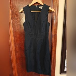 Banana Republic navy sheath dress